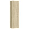vidaXL 3-tlg. TV-Schrank-Set Sonoma-Eiche Holzwerkstoff