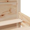vidaXL Bettgestell mit Kopfteil ohne Matratze 75x190 cm