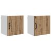 vidaXL Wandschrank PORTO 2 Stk. Artisan-Eiche Holzwerkstoff
