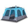 vidaXL Kuppel-Familienzelt 8 Personen Blau Quick Release