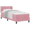 vidaXL Boxspringbett mit Kopfteil Rosa 200 x 80 cm Samt