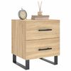 vidaXL Nachttisch Sonoma-Eiche 40x35x47,5 cm Holzwerkstoff