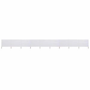 vidaXL 9-teiliges Windschutzgewebe 1200 x 120 cm Sandwei&szlig;