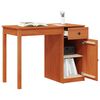 vidaXL Schreibtisch Wachsbraun 100 x 50 x 74 cm Massives Kiefernholz