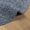 vidaXL Teppich Shaggy Hochflor Modern Blau &Oslash; 120 cm
