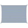 vidaXL Sonnensegel Blau und Wei&szlig; 5 x 3,5 m 100 % Polyester Oxford
