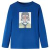 Kinder-Langarmshirt Dunkelblau 128