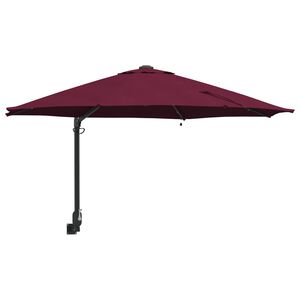 vidaXL Garten-Sonnenschirm 248 x 248 x 148 cm Polyester und Stahl