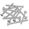 vidaXL M&ouml;bel-Schrauben 12 stk. Silber M6 x 85 mm Stahl