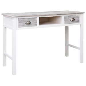 vidaXL Schreibtisch Grau 110&times;45&times;76 cm Holz