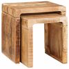 vidaXL Satztische 2 stk. Braun 46 x 40 x 46 cm Massivholz Mango