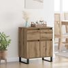 vidaXL Sideboard Artisan-Eiche 60 x 35 x 70 cm Verbundholz und Eisen