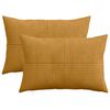 vidaXL Kissenbezug 2 pcs ALMELO Gelb 30 x 50 cm Cord