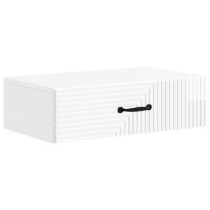 vidaXL Wandmontierter Beistelltisch 59 x 34,5 x 17 cm Holzwerkstoff
