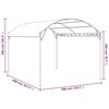 vidaXL Pavillon 3x4 m Anthrazit