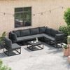 vidaXL Garten-Sofa-Set mit Kissen 7 pcs