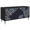 vidaXL TV-Schrank DOKKUM 102 x 33 x 51 cm Schwarz Eichen-Optik