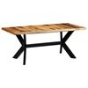 vidaXL Esstisch 180x90x75 cm Massivholz Akazie