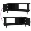vidaXL Couchtisch Schwarz 90x50x40 cm Holzwerkstoff