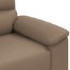 vidaXL 2-Sitzer-Sofa Cappuccino 160x81x84 cm Kunstleder