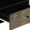 vidaXL TV-Schrank 80x33x46 cm Massivholz Mango