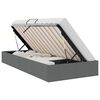 vidaXL Aufbewahrungsbett mit Speicher Dunkelgrau 100 x 190 cm Stoff