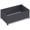 vidaXL Raseneinfassung 100 x 60 x 35 cm Stahl Anthrazit