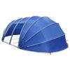 vidaXL Poolzelt Kuppel 640 x 432 x 205 cm Azure Blau