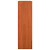 vidaXL B&uuml;cherregal Wachsbraun 104 x 33 x 110 cm Massives Kiefernholz