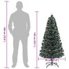 vidaXL Künstlicher Weihnachtsbaum Grün 150 cm PVC