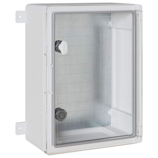 vidaXL Steuerungsschrank Grau 30 x 19,5 x 40 cm ABS Kunststoff