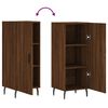 vidaXL Sideboard Braun Eichen-Optik 34,5x34x90 cm Holzwerkstoff