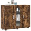 vidaXL Holzschrank Ger&auml;ucherte Eiche 88,5 x 30,5 x 73 cm Holzwerkstoff