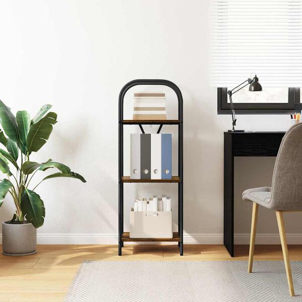 vidaXL B&uuml;cherregal Ger&auml;ucherte Eiche 40 x 30 x 109 cm Holzwerkstoff