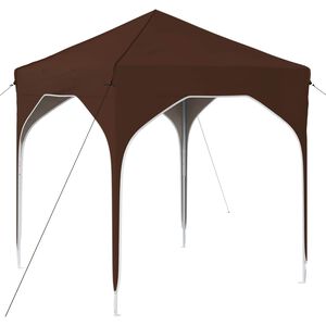 vidaXL Pop-up Partyzelt 194 x 194 x 245 cm Braun