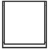vidaXL Brennholzregal Mattschwarz 110x28x116 cm Stahl