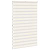 vidaXL Doppelrollo Marmorbeige 145x200cm Stoffbreite 140,9 cm Polyester