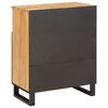 vidaXL Sideboard mit Speicher Braun 60 x 33 x 75 cm Massivholz Mango