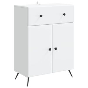 vidaXL Sideboard Wei&szlig; 66 x 34,5 x 90 cm Holzwerkstoff