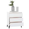 vidaXL Sideboard Weiß 60x35x69 cm Holzwerkstoff