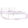vidaXL Stauraumbett Hydraulisch Cappuccino-Braun Kunstleder 120&times;200 cm