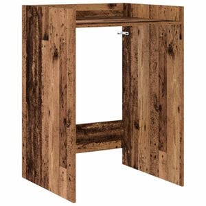 vidaXL Waschmaschinen-Schrank Altholz 67,5 x 62 x 97 cm Holzwerkstoff