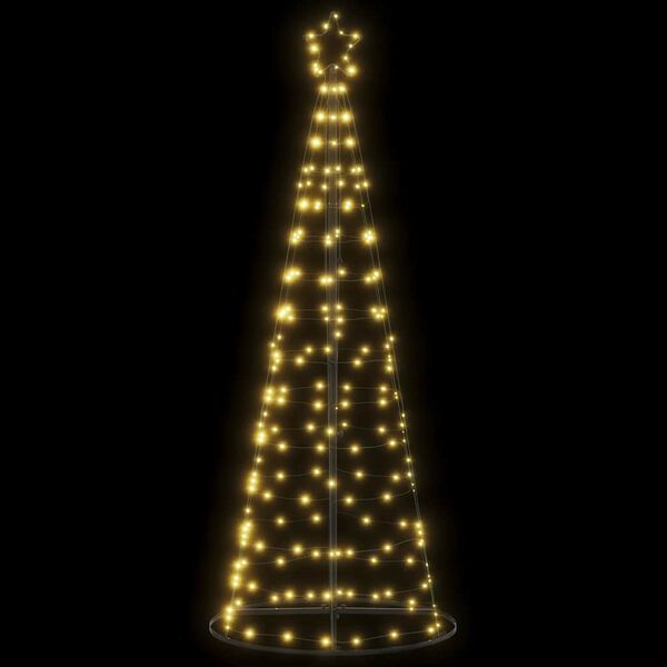 vidaXL LED Weihnachtsbaum 200 LEDs Warmweiß 180 cm