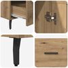 vidaXL Highboard Artisan-Eiche 69,5 x 31 x 115 cm Holzwerkstoff