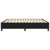 vidaXL Boxspringbettgestell Schwarz 180x200 cm Stoff