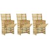 vidaXL Riegel-Gartenkomposter 3 pcs Gr&uuml;n 110 x 58 x 113 cm