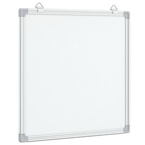 vidaXL Magnetisches Whiteboard 60x60x1,7 cm Aluminium