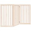 vidaXL Hundegitter Faltbar 3 Paneele 150 cm Pappelholz