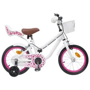 vidaXL Kinderfahrrad 12 Zoll f&uuml;r 2-4 Jahre alt Wei&szlig;