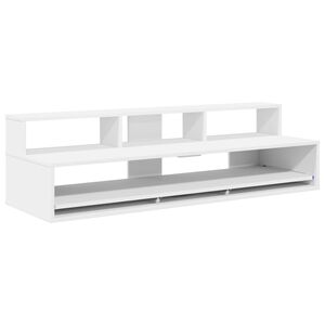 vidaXL Studiotisch Wei&szlig; 110 x 42,5 x 36 cm Holzwerkstoff